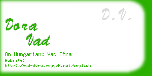 dora vad business card