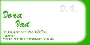 dora vad business card